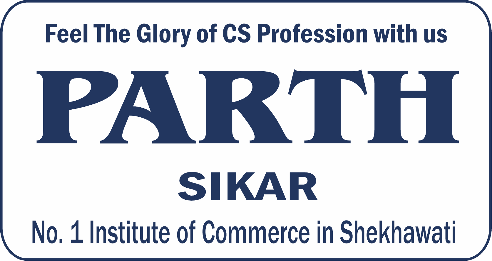 parth cs classes sikar logo - which is also known as best CA, CS and CMA institute in whole shekhawati region